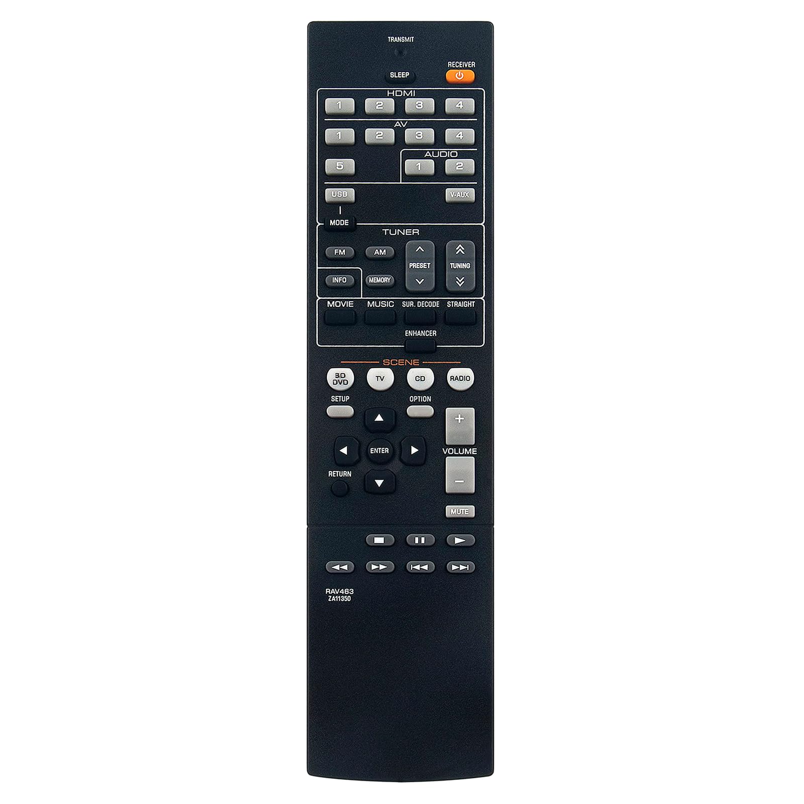 Amazon.com: RAV463 Replace Remote Control fit for Yamaha Home